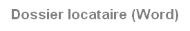 Dossier locataire word